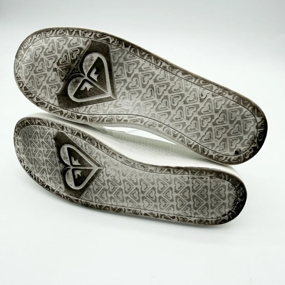 Roxy Minnow Knit Closed Casual Memory Foam Slip-on Comfort Shoes White Size 9 - Picture 7 of 8